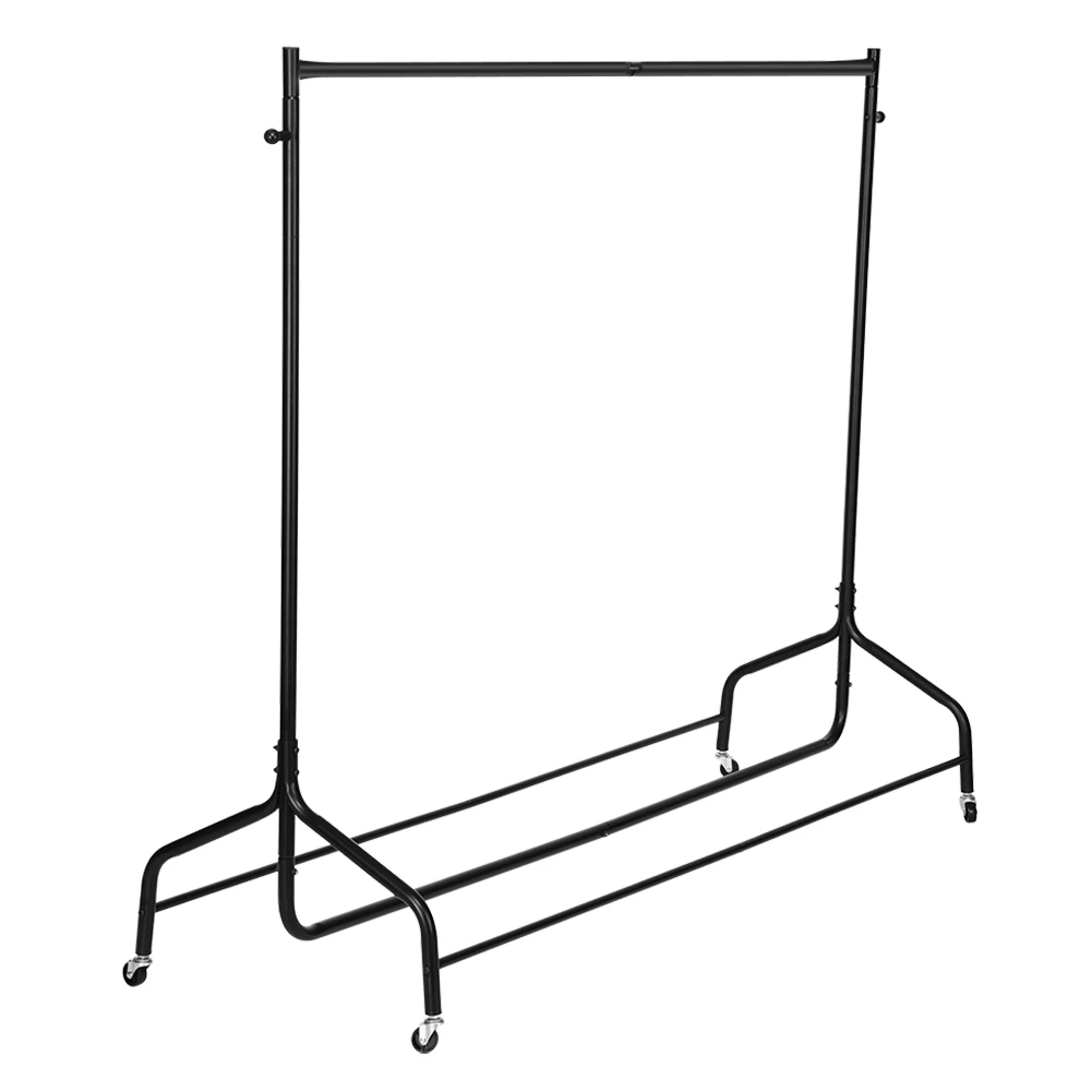 Simple Floor Hanger Two Sections 1.8m 6FT BlackJ