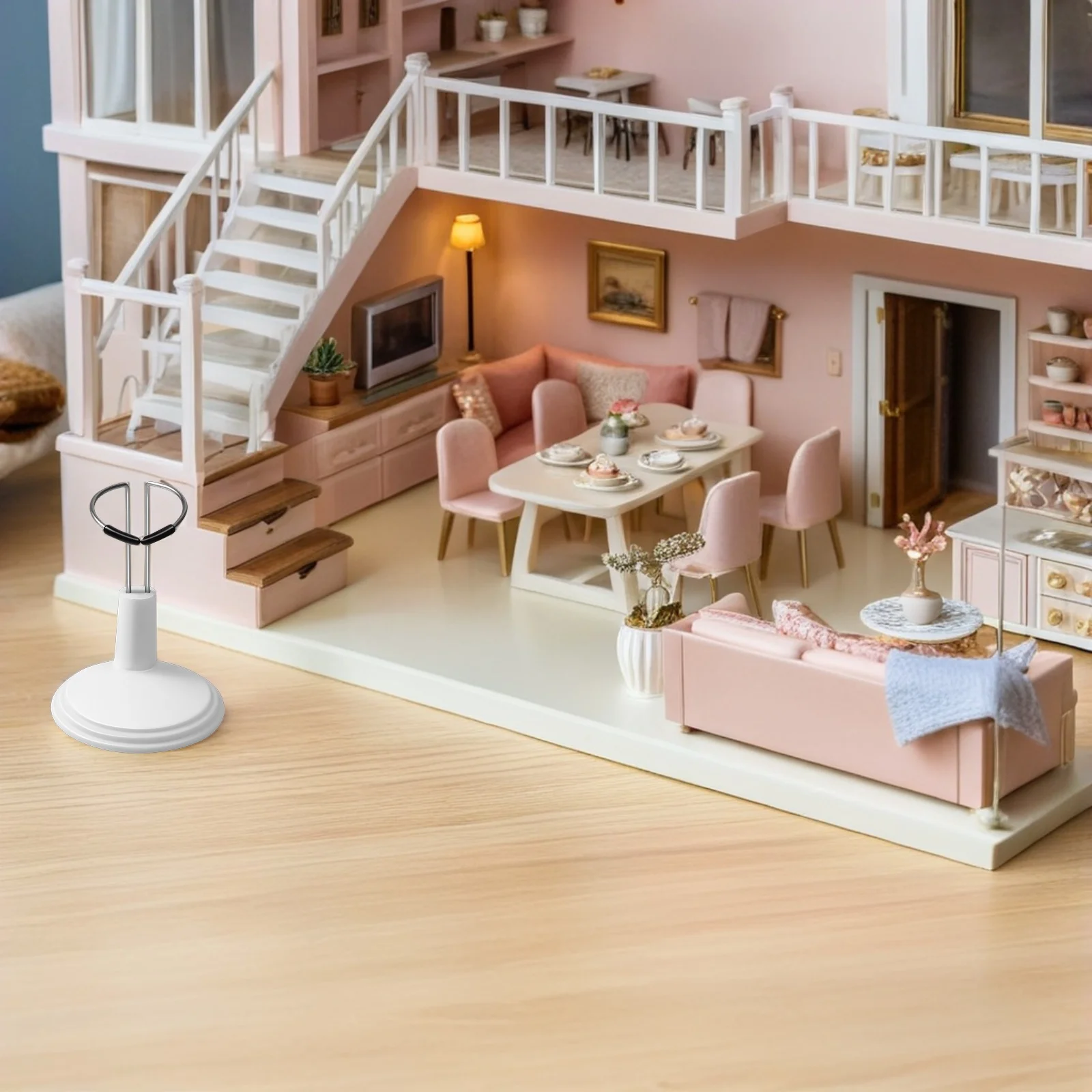 

8pcs Set Adjustable Display Stand Figures Statue Stable Support Frame Collectors Mini Holder Rack
