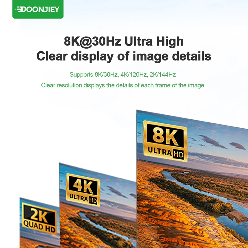 Wirtualny adapter DisplayPort 8K, załącznik emulujący sygnał DP, wirtualny adapter DP, EDID, tryb bez monitora, akcesoria do wirtualnego monitora DisplayPort 8K — zdjęcie produktu 3