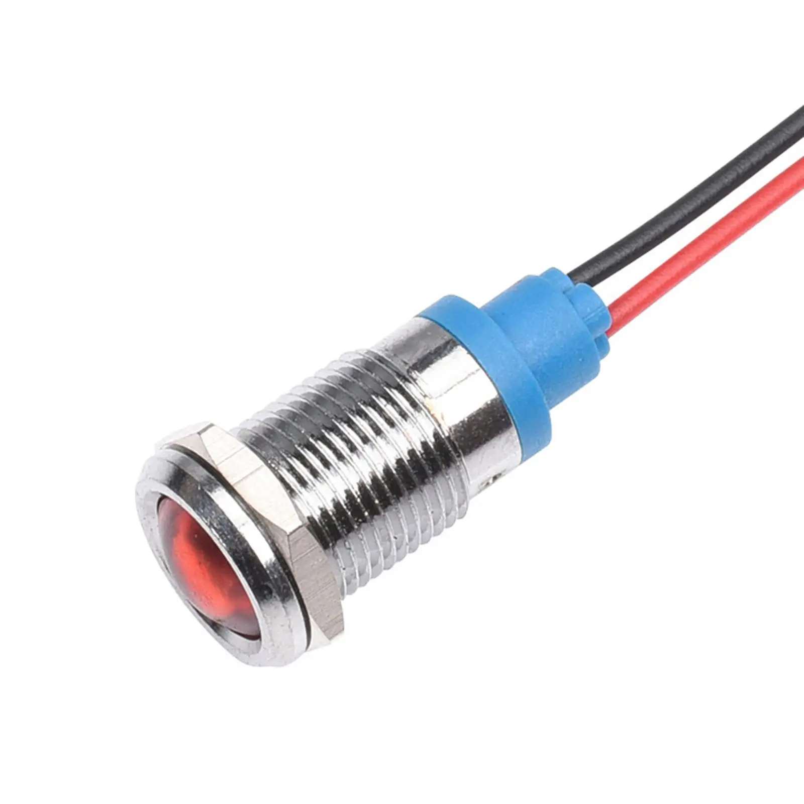 5x LED Metal Indicator Waterproof 3 with Wire for Boat Motorcycle Car
