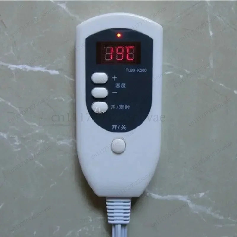 Electric Blanket Digital Temperature Controller 120W 170-240V with Timer, Replacement Switch