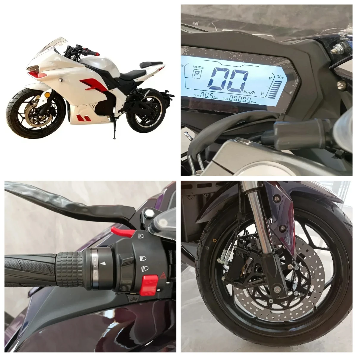 STLF أحدث بطارية ليثيوم للطاقة الجديدة عالية السرعة 72 فولت 84 فولت 96 فولت عالية السرعة 180 كم ساعة 200 كم ساعة دراجة نارية كهربائية للكبار