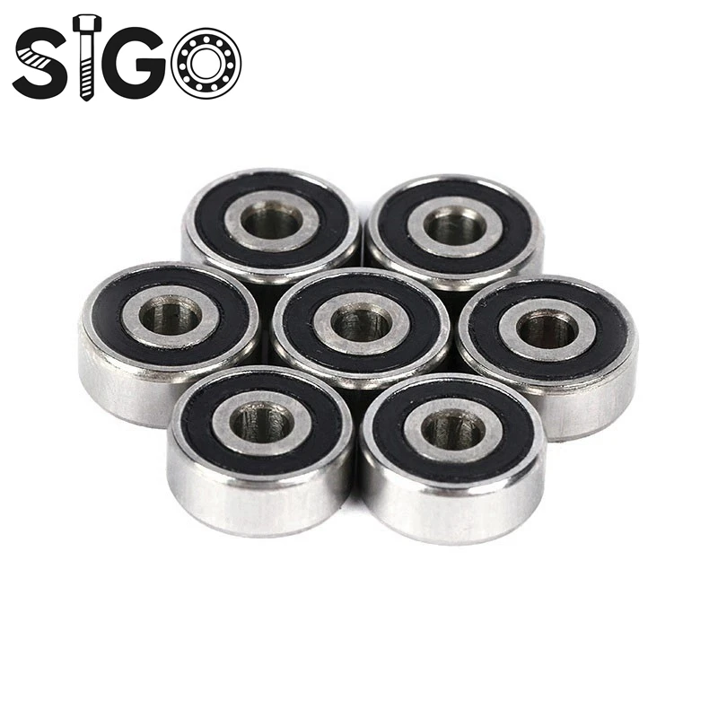 

623RS Bearing ABEC-7 3x10x4 Mm ( 10 Pcs ) Miniature 623-2RS Ball Bearings 623 RS 2RS Bearing