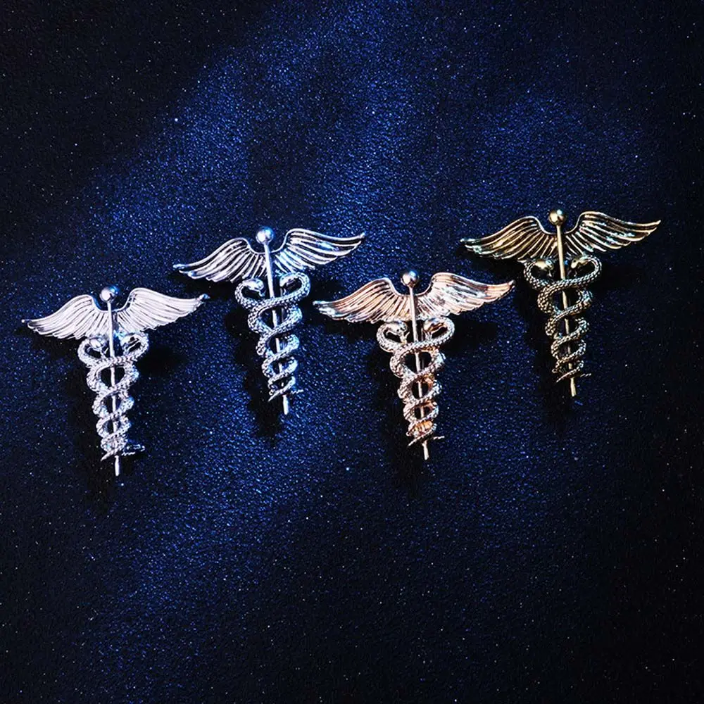 

Retro Luxury Snake Angel Wings Collar Clothing Metal Accessories Jewelry Brooch Pins Corsage