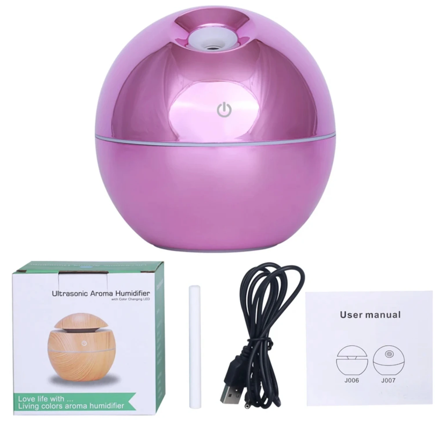 Melhore seu espaço com aromaterapia calmante com este mini difusor portátil de óleo essencial de aromaterapia ultrassônica. Transfor