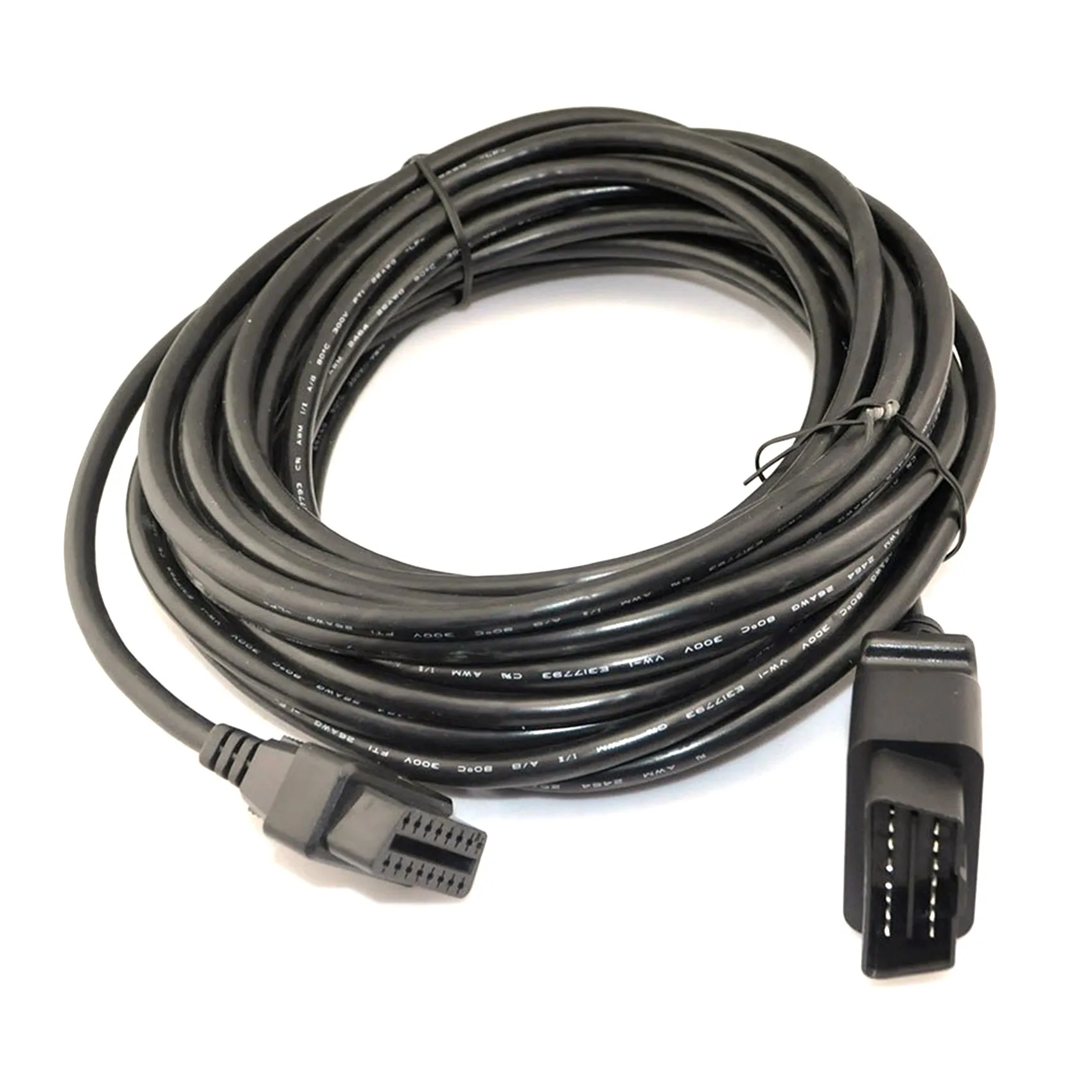 33 Feet/10 M OBD2 OBDII 16 Pin Car Male to Female Extension Cable Diagnostic Extender 16PIN Male to Female Connector