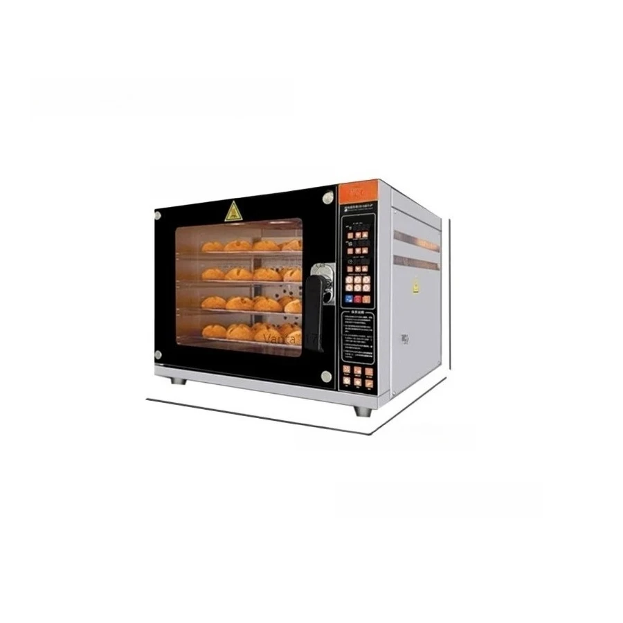 Convection Oven - Commercial Hot Air Circulation Baker for Pizza/Bread/Pastry 220V Bakery Oven with Digital Thermostat