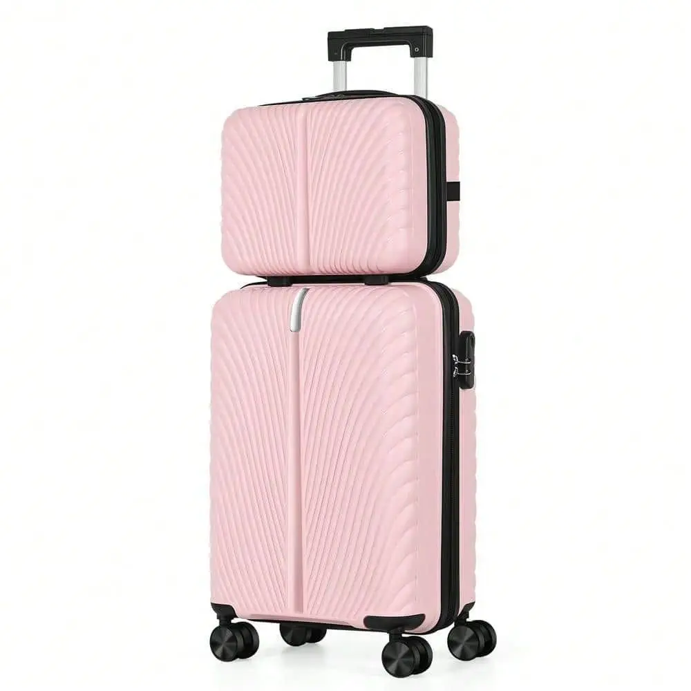 2Pcs CarryOn Spinner Luggage, Lightweight For Travel Luggage Case Trolley Suitcase Spinner Suitcase Travel Luggage Travel Suitca