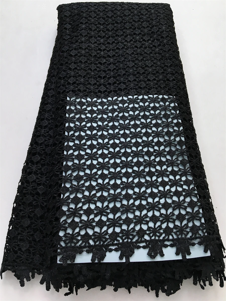 أحدث أقمشة الدانتيل الأفريقي جبر 5 ياردة 2025 جودة عالية النيجيري للذوبان في الماء أقمشة الدانتيل للنساء فساتين الزفاف