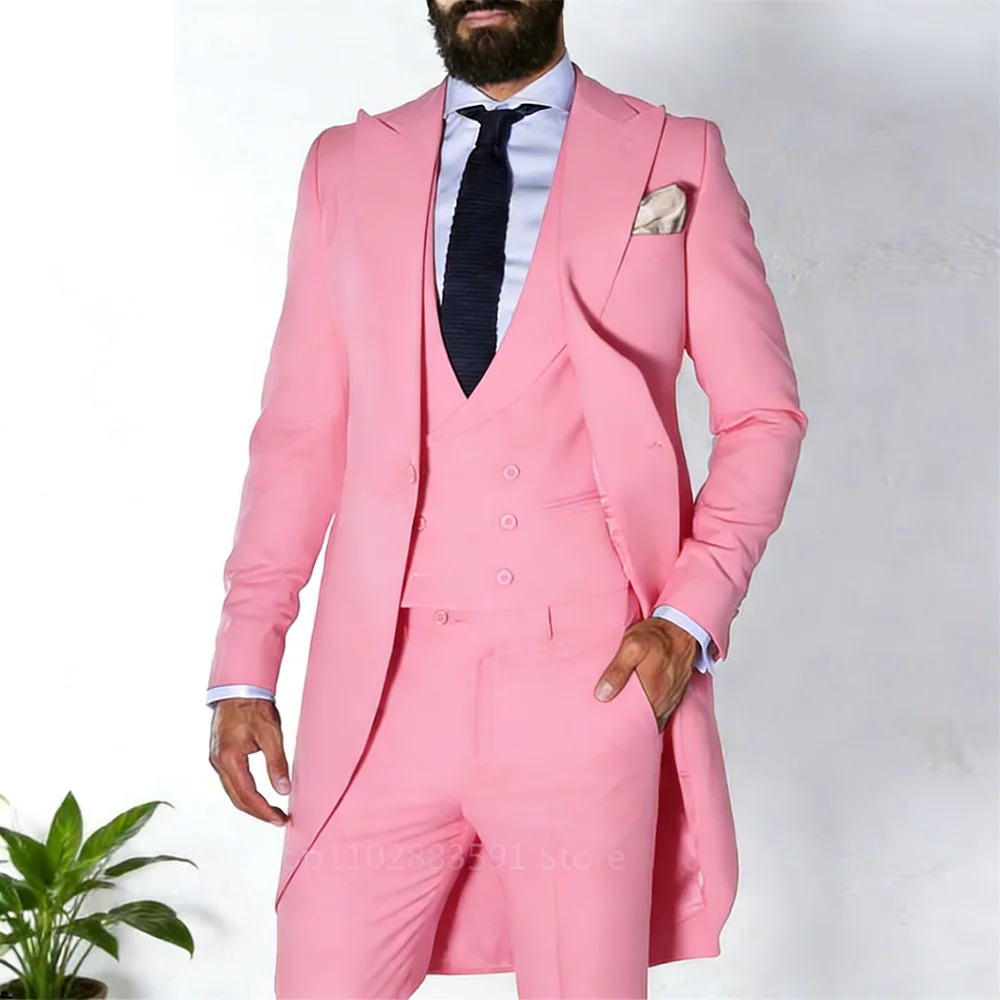 بدلة توكسيدو رجالية من 3 قطع ب - مراجعة Mens Fashion Trajes وسعره