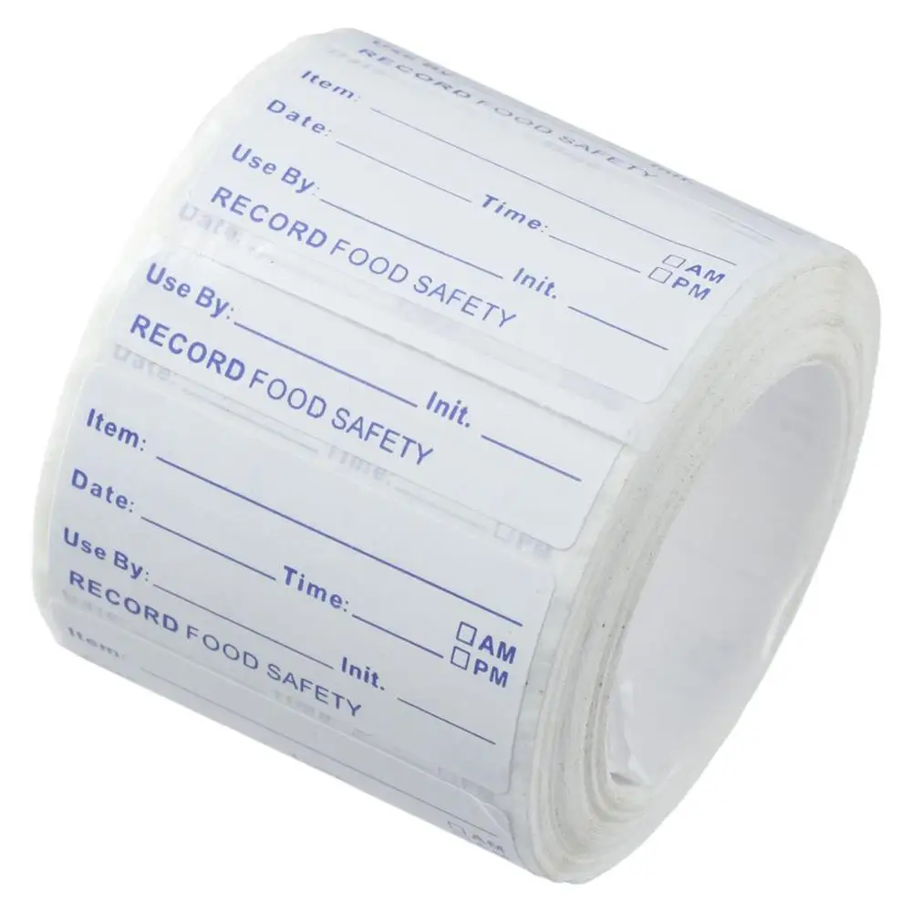 

Self-Adhesive Removable Freezer Food Labels- Easy Clean Leaves No Residue- Cooler Food Storage Freezer Stickers Plastic Paper