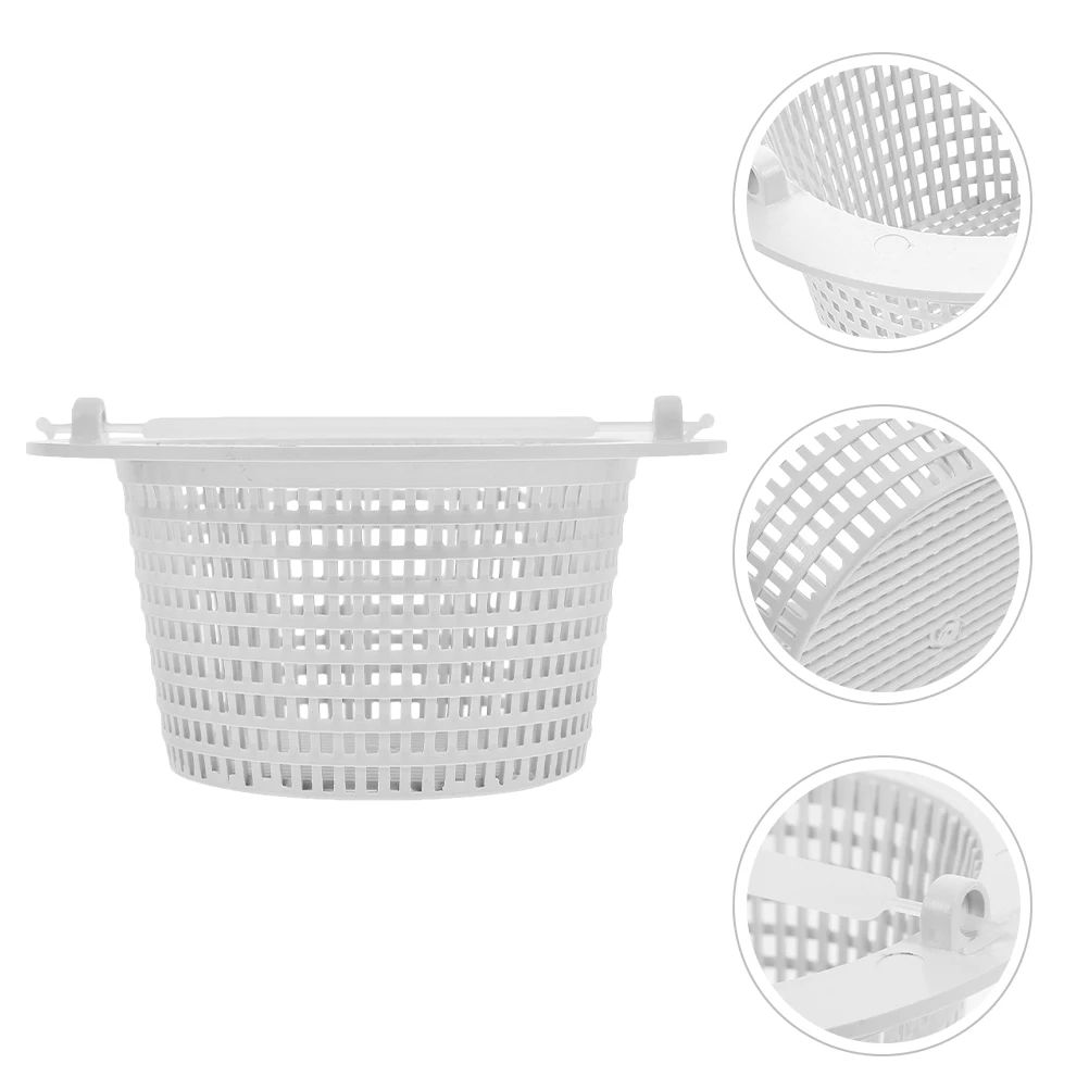 

2pcs Plastic Filter Basket For Swimming Garbage Hair Removal Easy Clean Handle Compatible With Hayward Sp1091Wm Pool Supply Pump