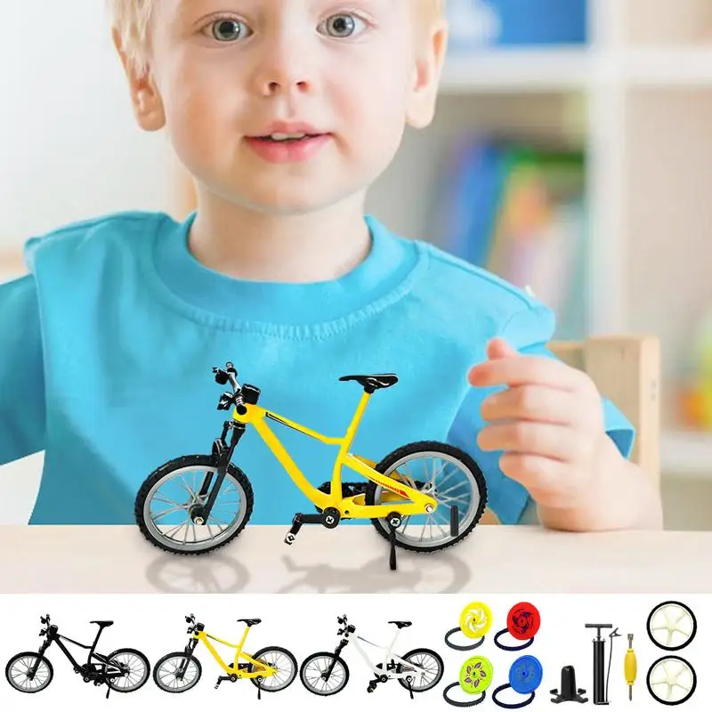 Vinger BMX Speelgoed Sport Vinger Cyclus Speelgoed Met Aanpasbare Onderdelen Miniatuur Bureau Buitensport Ornament Voor Boekenplank Vensterbank