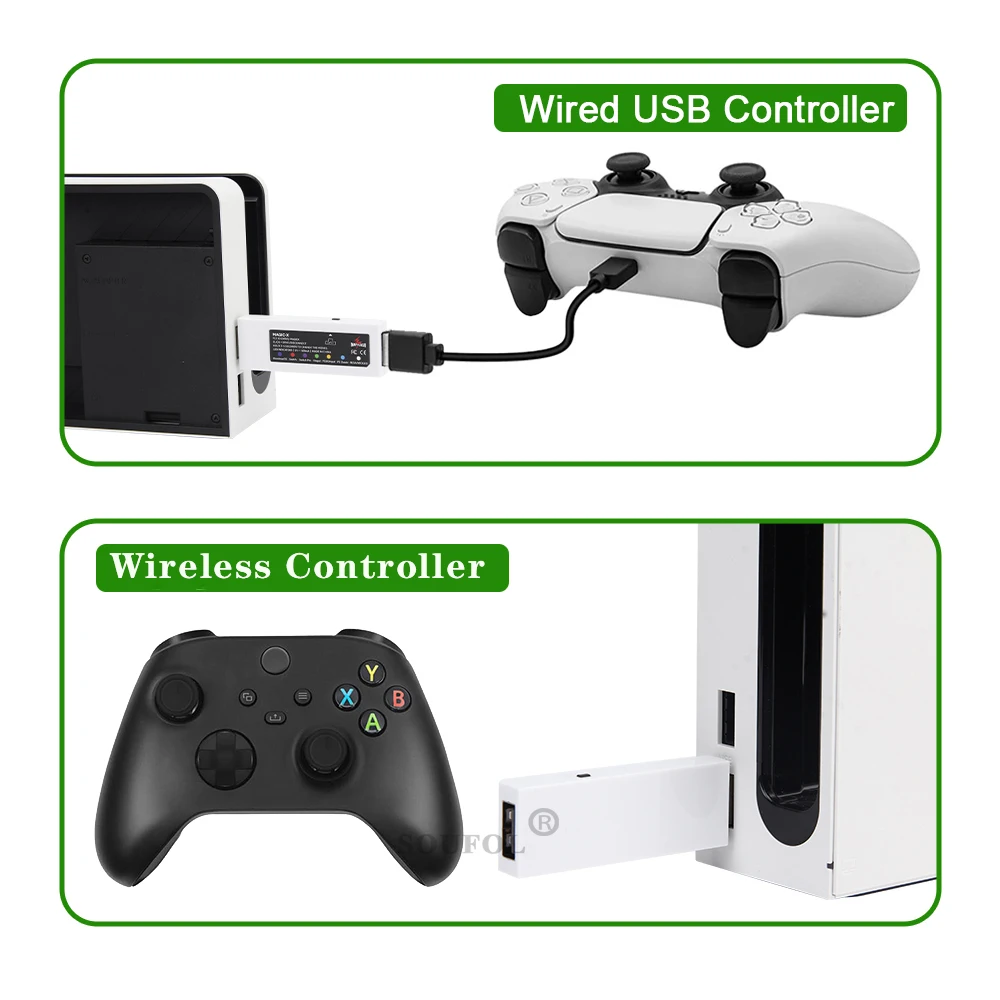 シンメティックコントローラー用の新しいワイヤレスアダプター,xboxシリーズx/s/xbox1/ps3/スイッチ/ppi/スチーム/セガ/pc,2022