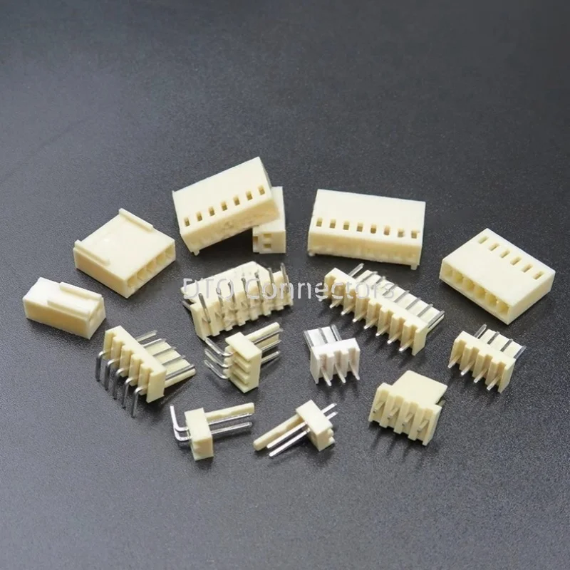 20 Sets KF2510 Connector 2.54mm Pitch 2/3/4/5/6/7/8/9/10/11/12P housing + straight needle /curved needle seat + terminal KF-2510