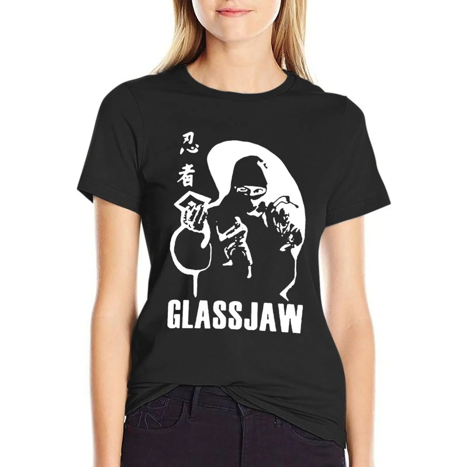 

Glassjaw T-Shirt tops lady clothes white t-shirt dress for Women sexy
