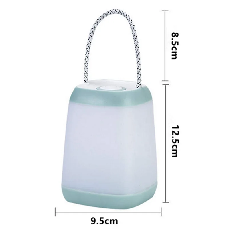 AB15-Nachtlicht für Kinder, wiederaufladbare USB-Kinderzimmerlampe, tragbare Campinglaterne mit 3 Lichtmodi für Camping (1 Packung)