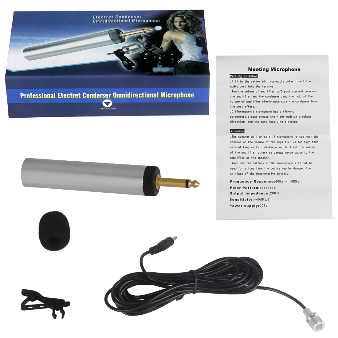 Portable Wired Instrument Pickup Microphone Contact Mic for Sax Trumpet Violin Banjo Musical Instrument Accessories view 6