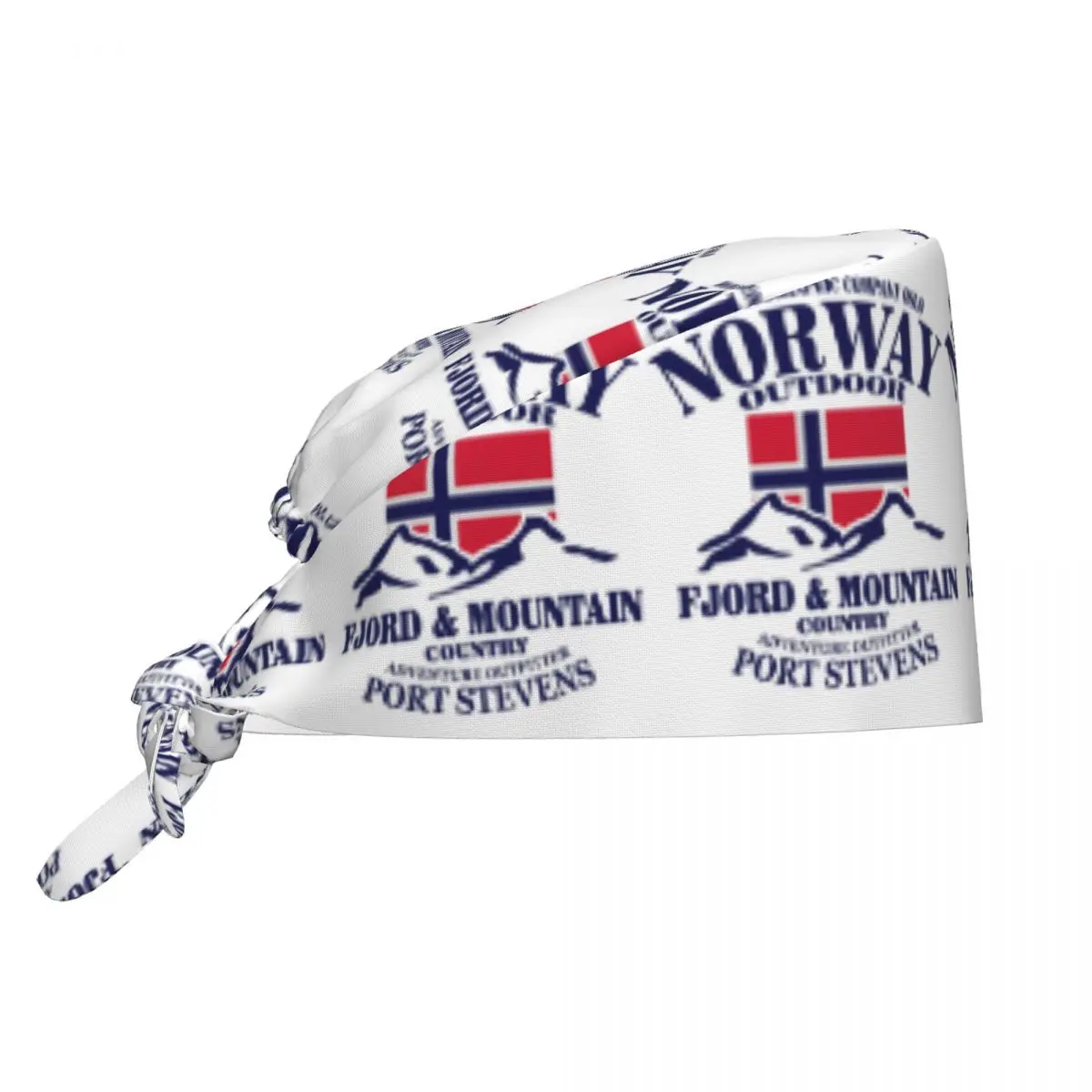Norway Flag Scrubs Cap Surgical Hats Men Women Norwegian Flag Operating Room Cap Nursing Cap Lab Works Hat