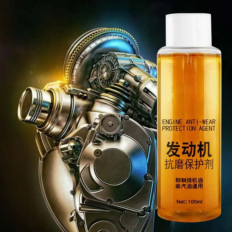 

100ml Engine Anti-Wear Protective Agent Noise Reduction Jitter Strong Burning Engine Oil Liquid Additive Car Supplies