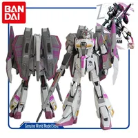Bandai Original Model Kit GUNDAM MG MSZ-006-3 Zeta Gundam Strike Zeta 1/100 Anime Action Figure Assembly Model Toy Gift for Boy