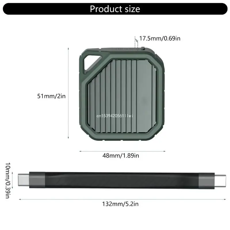 M.2 NVMe 2230 SSD Gehäuse USB C Adapter 10Gbps USB3.2 Gen2 Externe Gehäuse Box Dropship