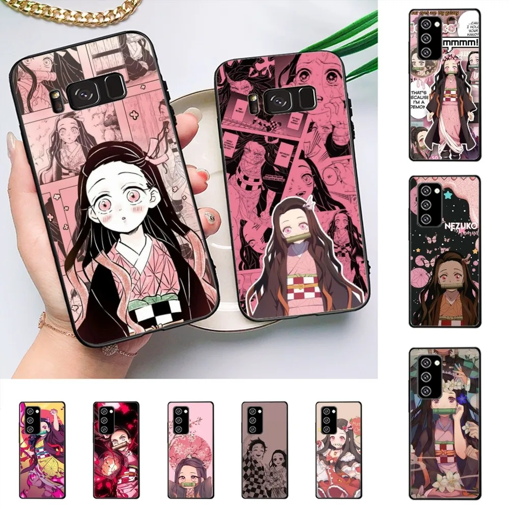 Cute N-Nezuko K-Kamado Phone Case For Samsung J 7 Plus 7core J7 Neo J6 Plus Prime J6 J4 J5 Mobile Cover