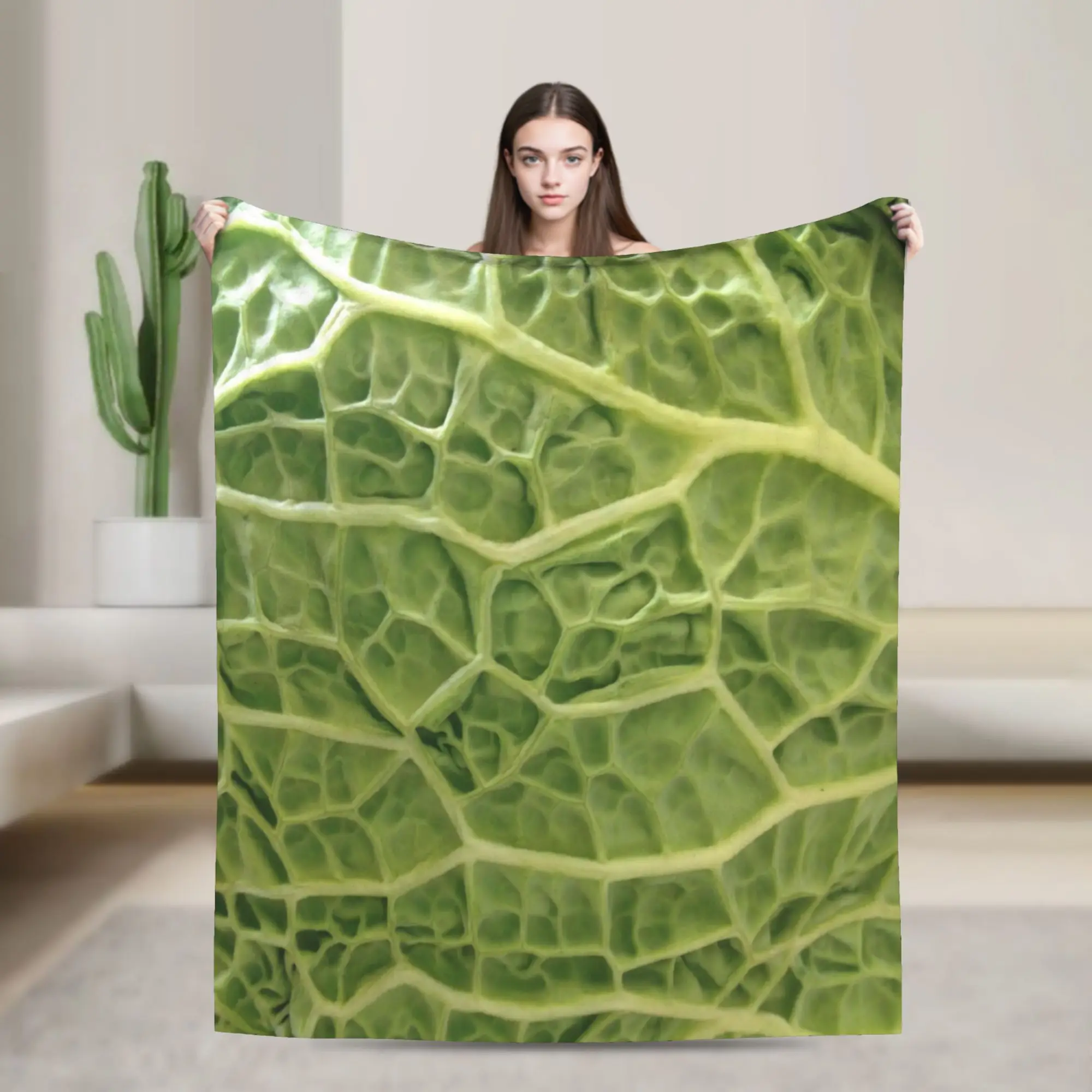 Funny Cabbage  Blankets Super Soft Flannel  Relax Throw Blankets Machine Washable