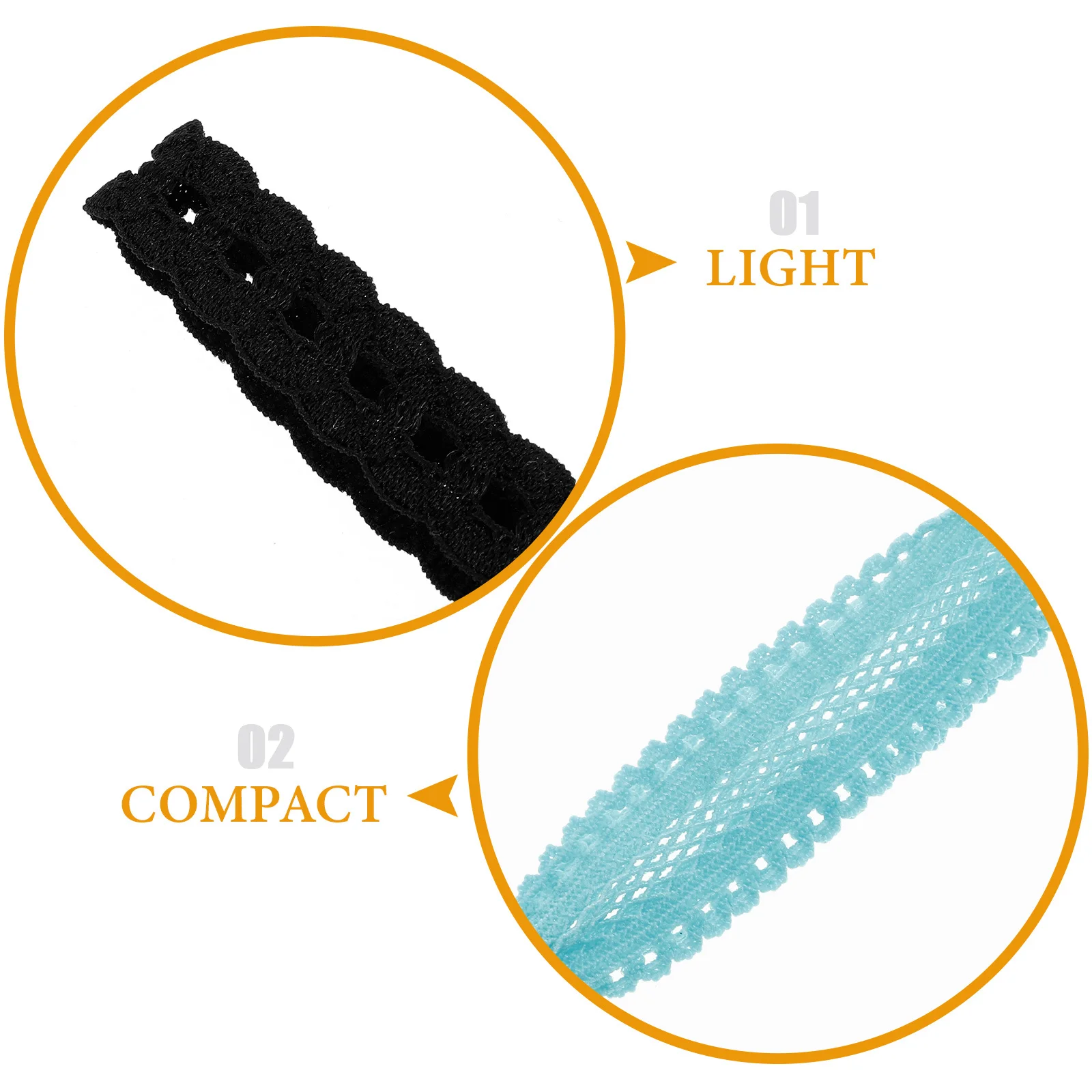 

2Pcs Exquisite Hair Scrunchies for Women Girls Elastic Ponytail Holders Gift Idea No Crease Ponytail Holder Women Hair Ties