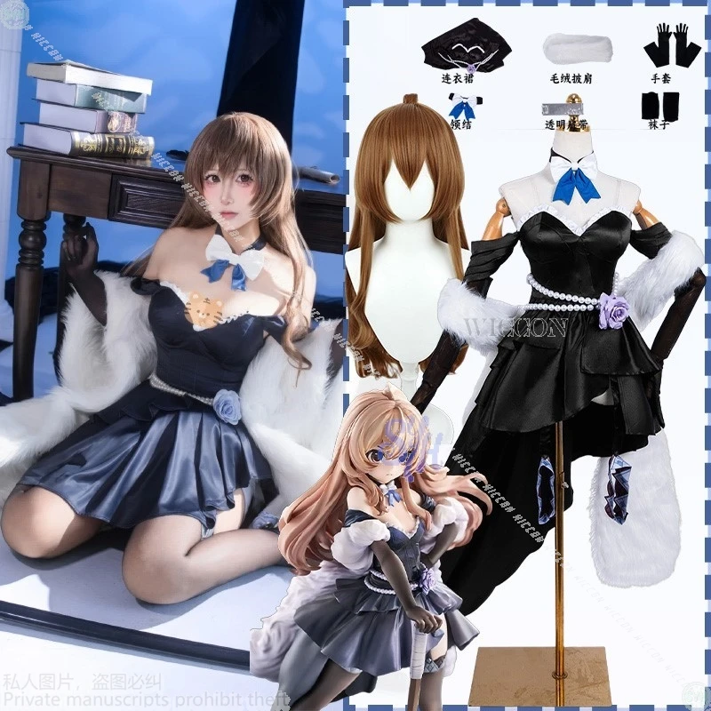 

Аниме TIGER DRAGON Косплей Aisaka Taiga コス Rosen Вечерние платья Сексуальная с открытыми плечами и открытой спиной Kawaii Lolita Хэллоуин Рождество