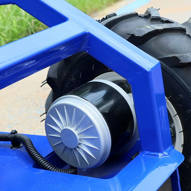 Cortacésped de gasolina personalizado con tracción en las cuatro ruedas, nueva cortacésped de granja para huerto