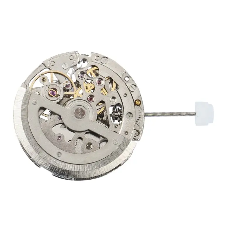 Eco-Friendly-2Pcs 25.6Mm 3-Hand Skeleton Self-Winding Automatic Mechanical Watch Movement For Miyota 8N24 Watch Accessories