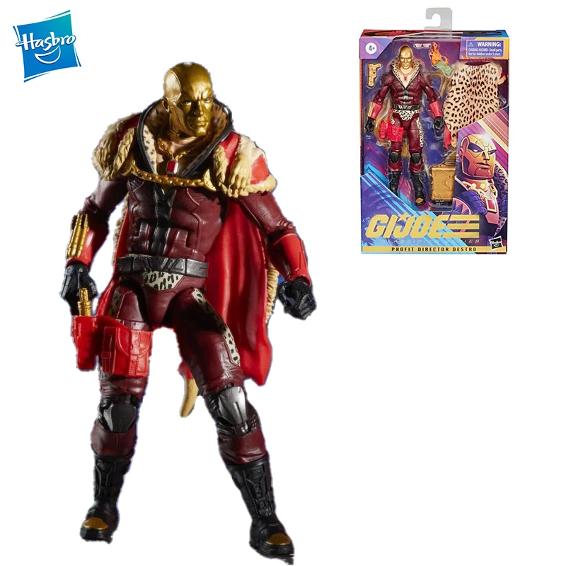 

In Stock Hasbro GI JOE Classified Series Profit Director Destro Model Kit Action Figure Gift Toy Collection for Kids 6 Inches