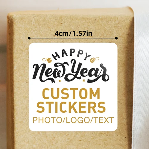 Imagen 2 del producto Kit de fabricante de pegatinas personalizado Texto personalizado: cargar foto/texto, suministros creativos para fiestas, calcomanías para automóviles y etiquetas de regalo