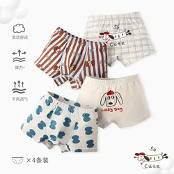 BN190-1 Children's Briefs Boys Boxer Baby Toddler Underwear Shorts Cotton Underpants  4 Pack