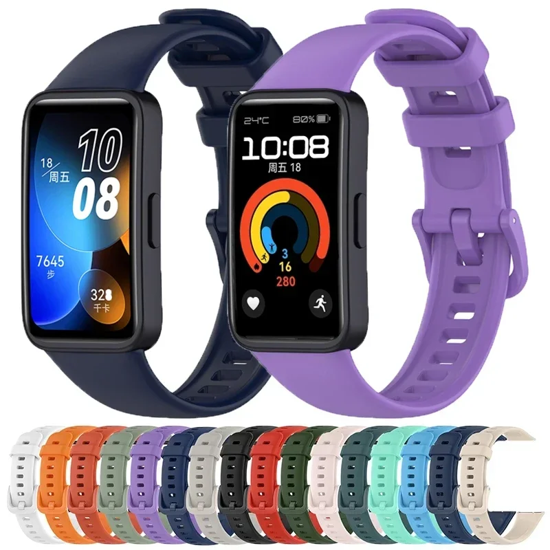 

Soft Sport Silicone Strap For Huawei Band 9 8 Bracelet Watchband For Huawei Band 8 9 NFC Colorful Correa Accessories