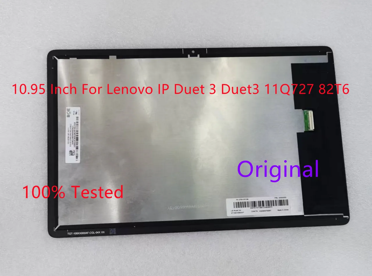 10.95'' Inch For Lenovo IP Duet 3 Duet3 11Q727 82T6 Chrome EDU 83BR 83BT 5D10S39804 LCD Display Touch Screen Digitizer Assembly
