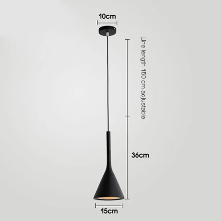 Moderne Led Hanglampen Zwart Wit Keuken Eiland Armaturen Slaapkamertafel Eetkamer Hanglamp Lampenkap Huis Kroonluchters