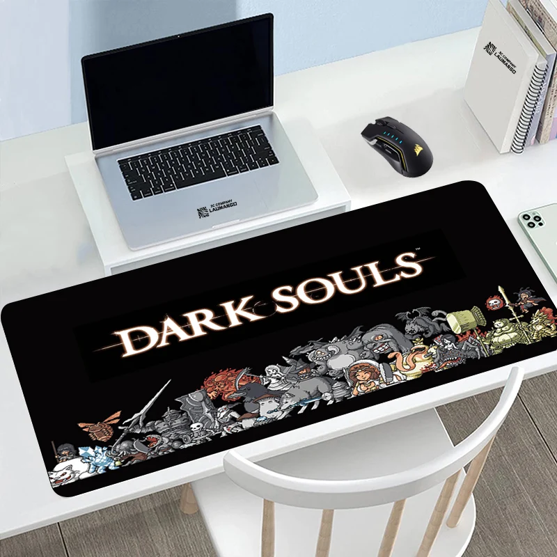 Mouse Carpet Dark Souls Mause Pad Computer Desk Mat Non-slip Mousepad Xxl Large Table Gamer Keyboard Gaming Cute Surface the Hot