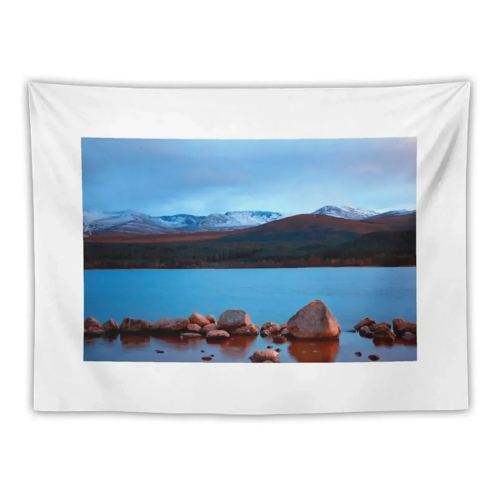 Loch Morlich, Aviemore, Scotland Tapestry Aesthetics For Room Anime Decor Decorative Wall Murals Cute Room Decor Tapestry