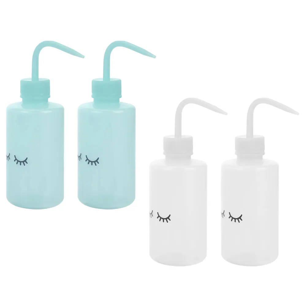 

4 Pcs Elbow Bottle Practical Watering Plastic Squeeze Bottles Cleaning Reusable Squeezer Small