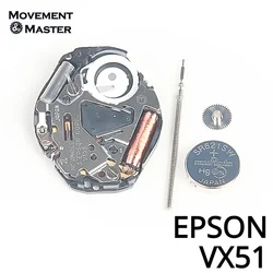 Japan New VX51 Movement Quartz Movement VX51E Three Hands Watches Movement Parts