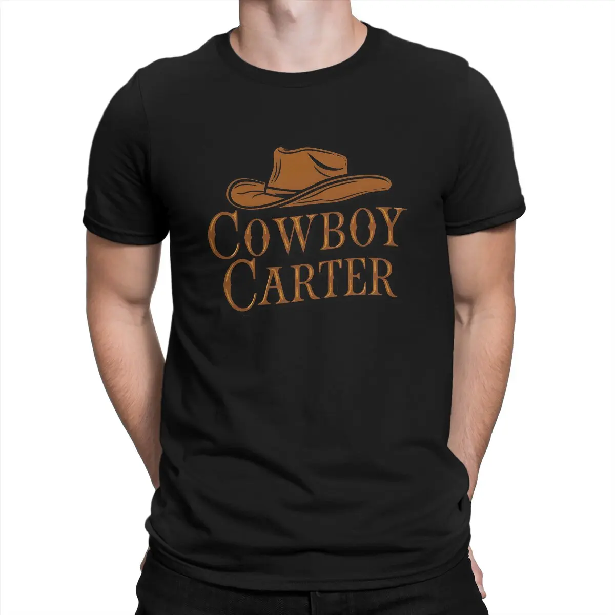 Cowboy Carter Newest TShirt for Men Cool Cap Round Collar Pure Cotton T Shirt Hip Hop Birthday Gifts OutdoorWear