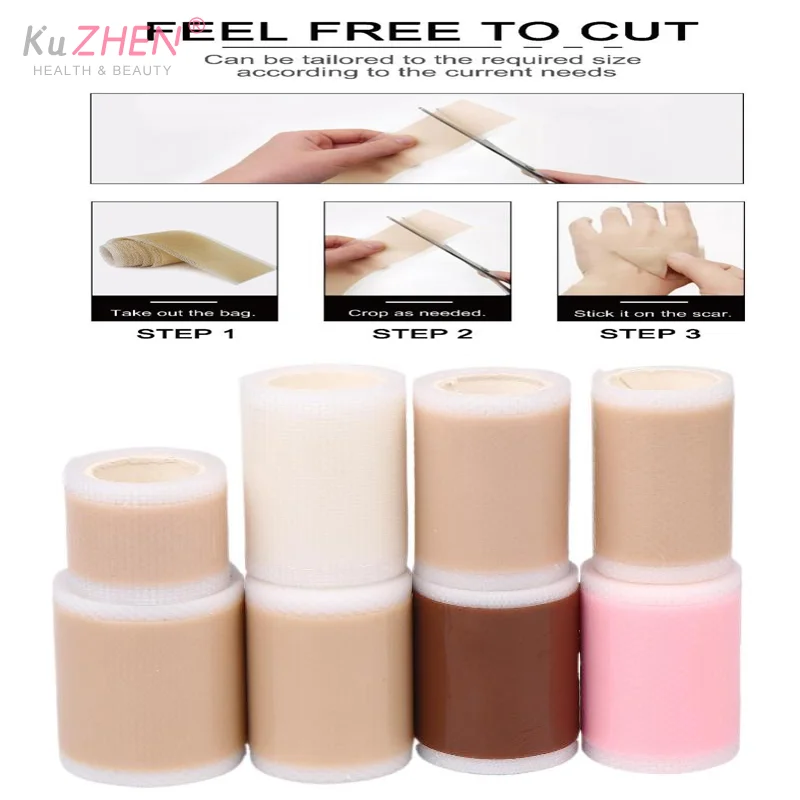 1 Roll Silicone Gel Scar Sheet Patch Treatment Removal Tape Cover Burn Trauma Repair Acne Ear Scar Section Beauty Skin