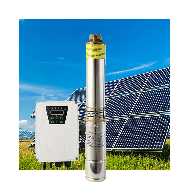 Solar Water Booster Pump Complete Set Agricultural Submersible Solar Water Pump