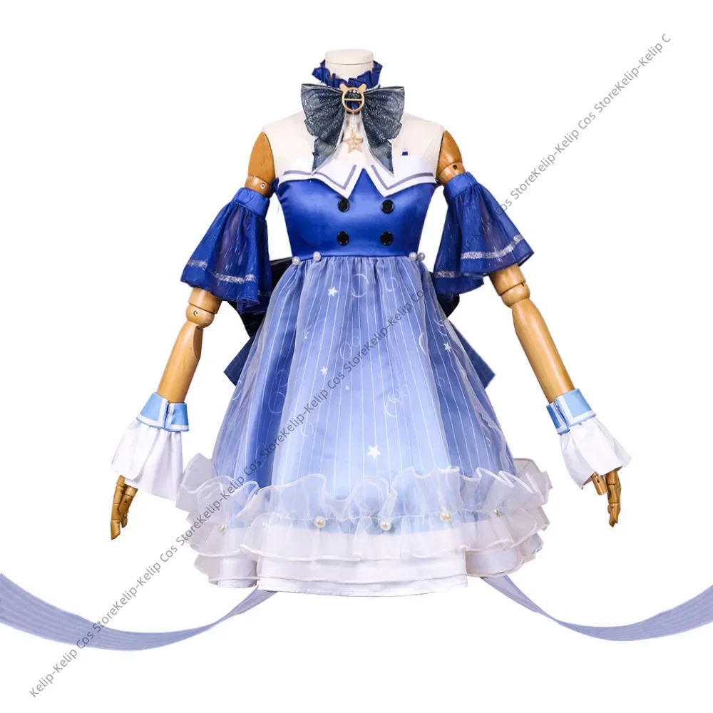 Nikki Cosplay Anime Infinity Nikki Dolce Rosa Lolita Abito Uniforme Parrucca Set Halloween Party Outfit per Donne GONNE Natale