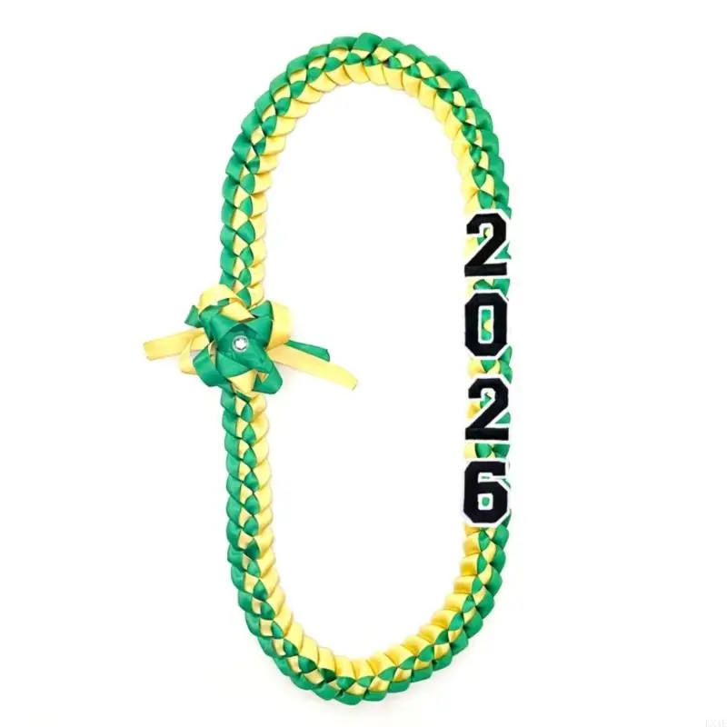 Graduation Lanyard Necklace 81Cm Braided Ribbon For Celebration