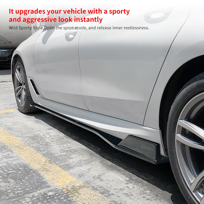Divisores para amortecedor dianteiro, spoiler labial, extensões de saias laterais, ângulo do envoltório traseiro, kit para carroceria do carro para BMW série 6 GT G32 630 640 2017-2022