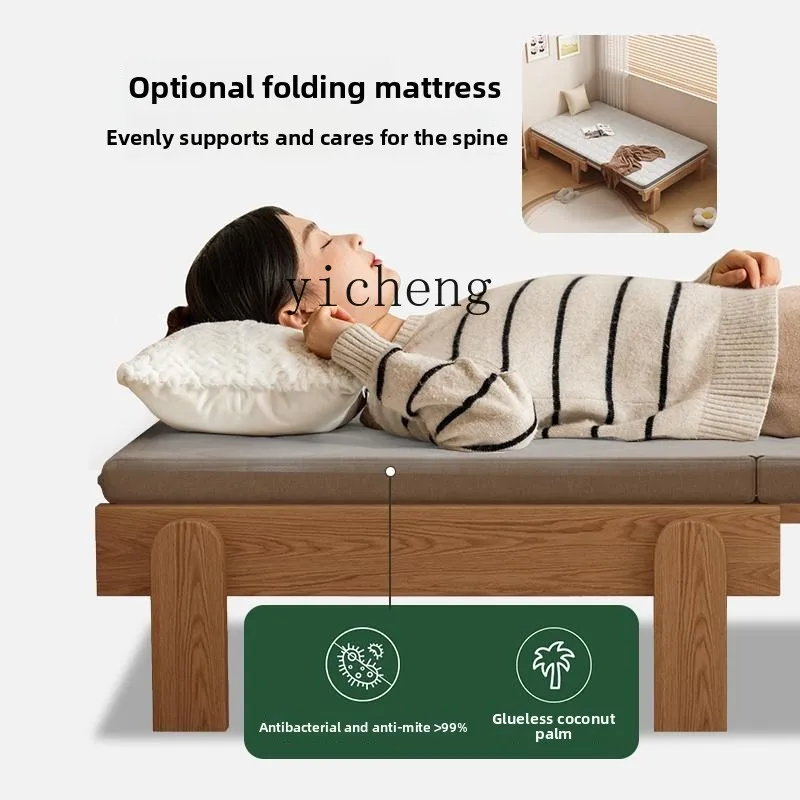 ZK Sofa Bed Modern Simple Foldable Single Bed Extendable Living Room Dual-use Double Sofa Bed desk decoration view 4