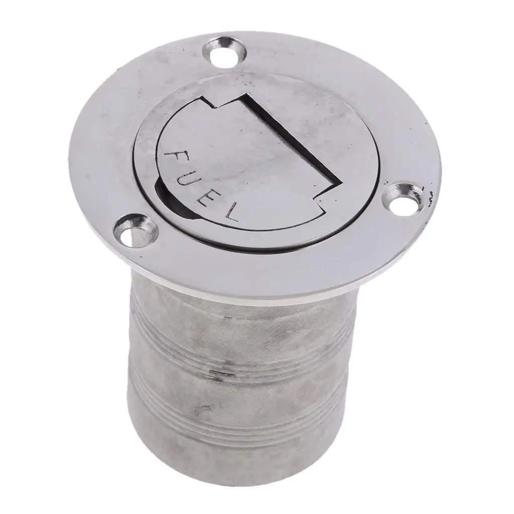 

50mm Boat Deck Fuel Filler Keyless Cap Yacht Car Fill 316 Stainless Steel